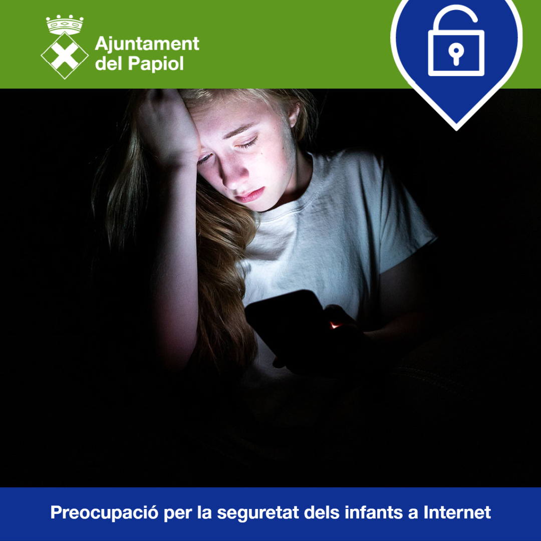 PreocupaciÃ³ per la seguretat dels infants a Internet